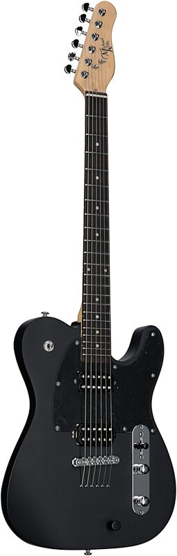 open zoom image for Michael Kelly Hybrid 55T Electric Guitar, Black Satin, Open Box (Very Good), Body Left Front