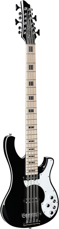 open zoom image for Schecter Stargazer 12 Electric Bass, 12-String, Gloss Black, Body Left Front
