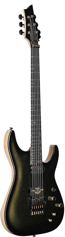 open zoom image for Schecter C-1 FR-S 50th Anniversary Electric Guitar, Gold Burst, Open Box (Very Good), Body Left Front