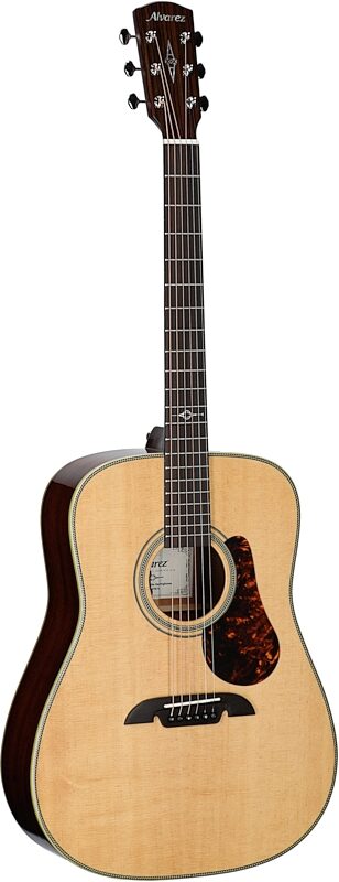 open zoom image for Alvarez MD60E Masterworks Herringbone Acoustic-Electric with Gig Bag, New, Body Left Front