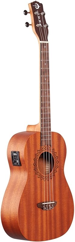 open zoom image for Luna Vintage Mahogany Baritone Acoustic-Electric Ukulele, New, Body Left Front