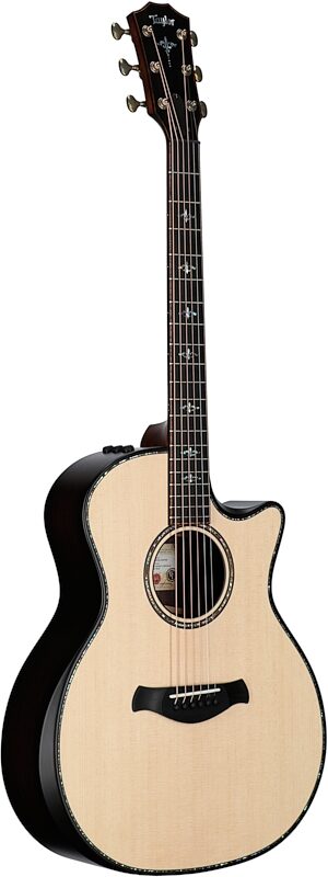 open zoom image for Taylor 914ce Builder's Edition Grand Auditorium Cutaway Acoustic-Electric Guitar, Natural, Body Left Front