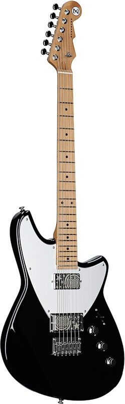 open zoom image for Reverend Billy Corgan Z-One Electric Guitar, Midnight Black, Body Left Front