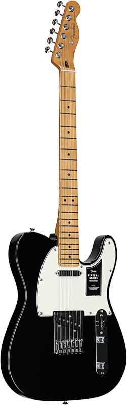 open zoom image for Fender Player II Telecaster Electric Guitar, with Maple Fingerboard, Black, Open Box (Very Good), Body Left Front