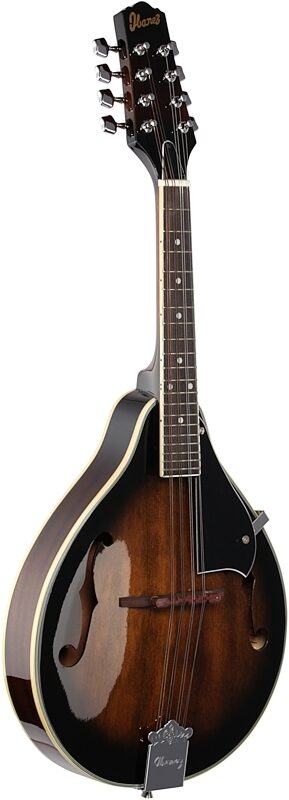 open zoom image for Ibanez M510 A-Style Mandolin, Dark Violin Sunburst, Body Left Front
