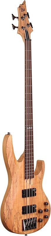 open zoom image for ESP LTD B-204SM Fretless Electric Bass, Natural Satin, Body Left Front