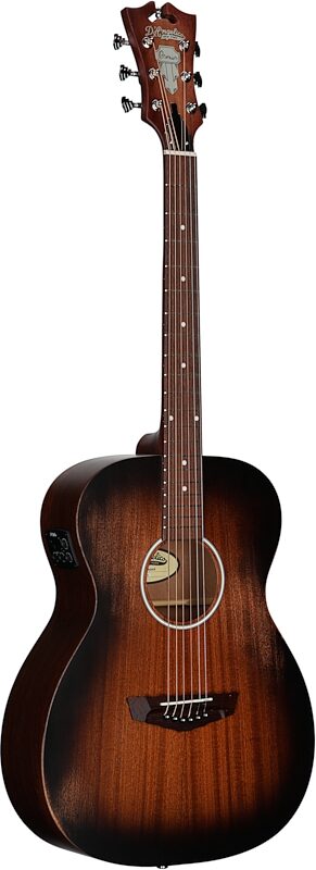 open zoom image for D'Angelico Premier Tammany LS Acoustic-Electric Guitar, Aged Mahogany, Body Left Front