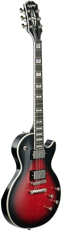 open zoom image for Epiphone Les Paul Prophecy Electric Guitar, Red Tiger Aged Gloss, Body Left Front