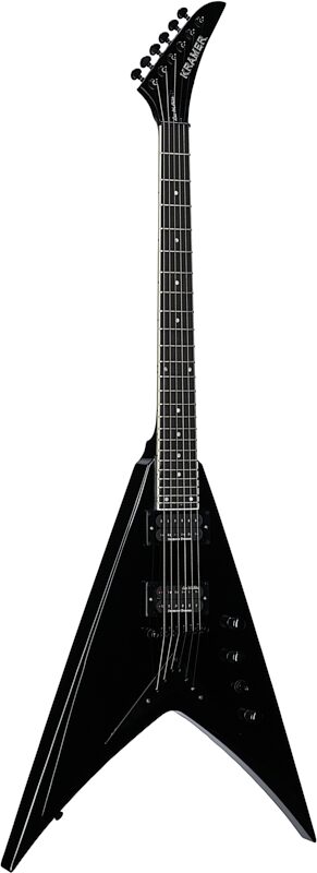open zoom image for Kramer Dave Mustaine Vanguard Electric Guitar (with Case), Ebony, Body Left Front