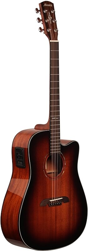 open zoom image for Alvarez AD66CE Dreadnought Acoustic-Electric Guitar, Shadowburst, Body Left Front