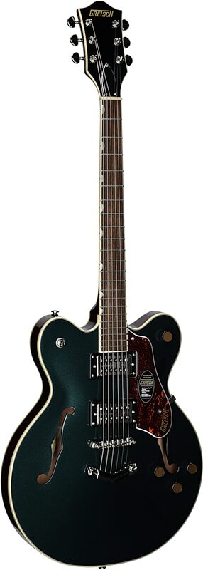 open zoom image for Gretsch G2622 Streamliner CB V Electric Guitar, Cadillac Green, Body Left Front