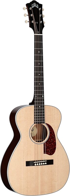 open zoom image for Guild M-40E Standard Acoustic-Electric Guitar, Natural, Open Box (Very Good), Body Left Front