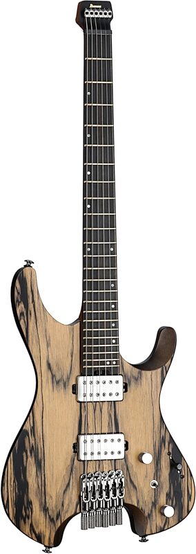 open zoom image for Ibanez Q52PENTF Electric Guitar (with Gig Bag), Natural Flat, Body Left Front