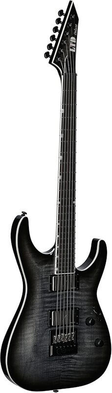 open zoom image for ESP LTD MH-1000 EverTune Electric Guitar, Charcoal Burst, Body Left Front