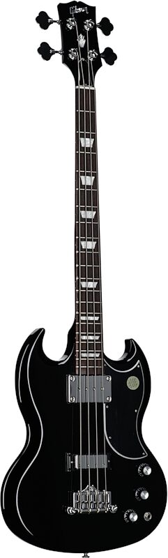 open zoom image for Gibson SG Standard Electric Bass (with Case), Ebony, Body Left Front