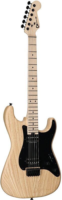 open zoom image for Charvel Pro-Mod So-Cal Style 1 HH HT Electric Guitar, Natural Ash, Open Box (Very Good), Body Left Front