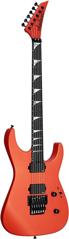 open zoom image for Jackson American Soloist SL2MG Electric Guitar (with Case), Lambo Orange, Open Box (Very Good), Body Left Front