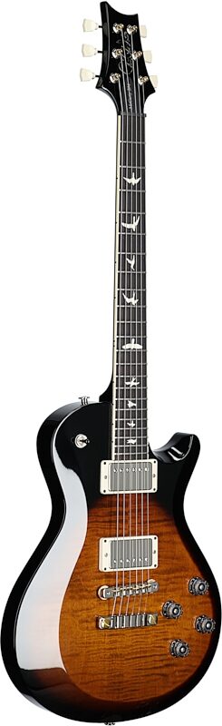 open zoom image for PRS Paul Reed Smith S2 McCarty 594 Singlecut Electric Guitar (with Gig Bag), Black Amber, Body Left Front