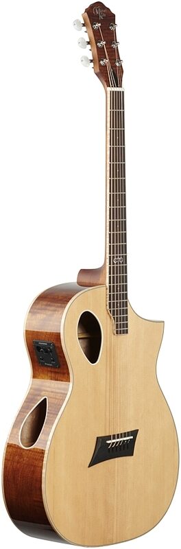 open zoom image for Michael Kelly Triad Port Acoustic-Electric Guitar, Natural, Body Left Front