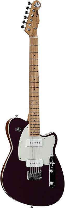 open zoom image for Reverend Charger 290-2 Electric Guitar, Purple Punch, Roasted Maple Fretboard, Body Left Front
