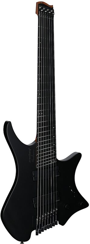 open zoom image for Strandberg Boden Metal NX 8 Electric Guitar, 8-String (with Gig Bag), Black Granite, Body Left Front