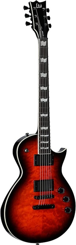 open zoom image for ESP LTD Eclipse EC-400QM Electric Guitar, Vintage Burst, Body Left Front