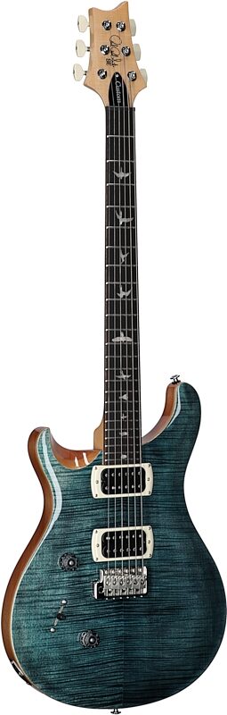 open zoom image for PRS Paul Reed Smith SE Custom 24 Electric Guitar, Left-Handed (with Gig Bag), Slate Blue, Body Left Front
