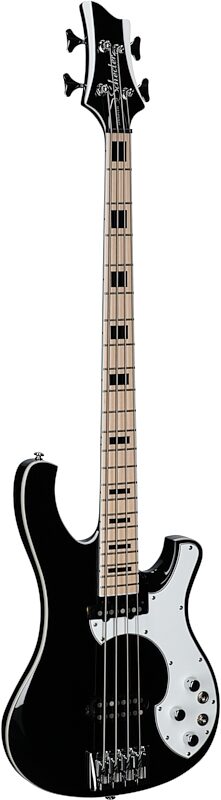 open zoom image for Schecter Stargazer 4 Electric Bass, Gloss Black, Body Left Front