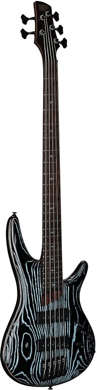open zoom image for Ibanez SR1325SB Premium Electric Bass, 5-String (with Gig Bag), Aqua Wave Low Gloss, Body Left Front