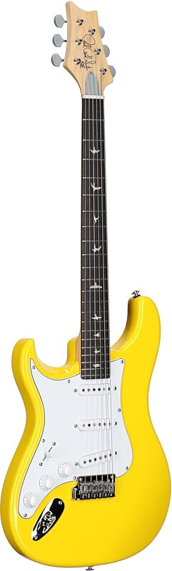 open zoom image for PRS Paul Reed Smith SE Silver Sky Electric Guitar, Left-Handed, Rosewood Fretboard (with Gig Bag), Dandy Lion, Body Left Front