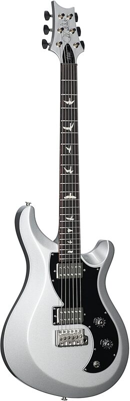 open zoom image for PRS Paul Reed Smith S2 Vela HHT Tremolo Electric Guitar (with Gig Bag), Platinum Metallic, Body Left Front