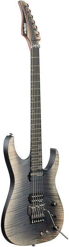 open zoom image for Schecter Banshee Mach 6 FR-S Electric Guitar, Fallout Burst, Open Box (Very Good), Body Left Front
