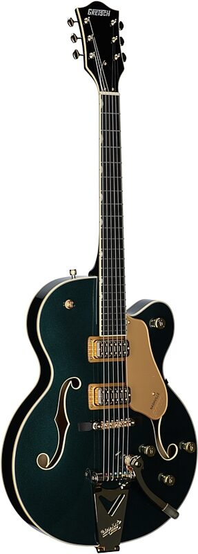 open zoom image for Gretsch Synchromatic Nashville SC '50s Electric Guitar (with Case), Cadillac Green, Body Left Front