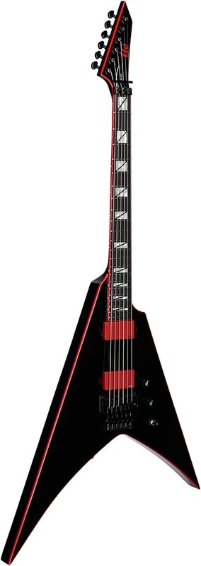 open zoom image for ESP LTD Gary Holt GH-SV Electric Guitar (with Case), Black, Body Left Front