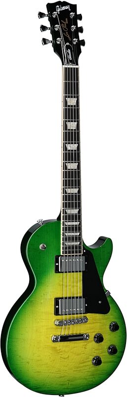 open zoom image for Gibson Les Paul Studio Session Electric Guitar (with Soft Case), Iguana Burst, Open Box (Very Good), Body Left Front
