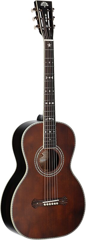 open zoom image for Washburn Victorian R310K Parlor Acoustic Guitar (with Gig Bag), Open Box (Very Good), Body Left Front