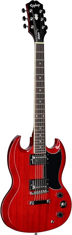 open zoom image for Epiphone SG Tribute Electric Guitar, Cherry, Body Left Front