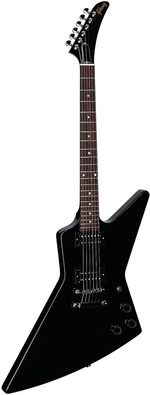 open zoom image for Gibson 80s Explorer Electric Guitar (with Case), Ebony, Body Left Front
