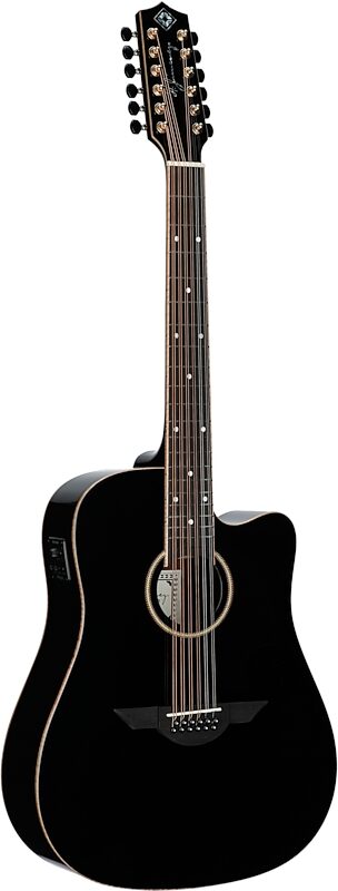 open zoom image for H. Jimenez LGD1-CEBK Guitarra Doble 12-String Guitar (with Case), New, Body Left Front