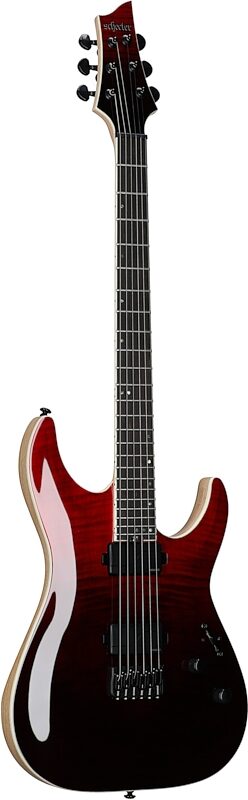 open zoom image for Schecter C-1 SLS Elite Electric Guitar, Blood Burst, Body Left Front