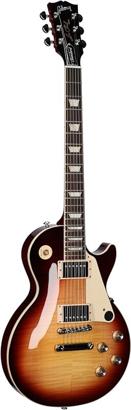open zoom image for Gibson Les Paul Standard '60s Electric Guitar (with Case), Bourbon Burst, Body Left Front