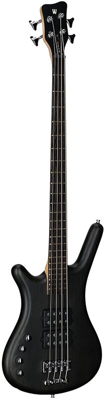 open zoom image for Warwick RockBass Corvette Basic 4 Left Handed Bass Guitar, Black, Body Left Front