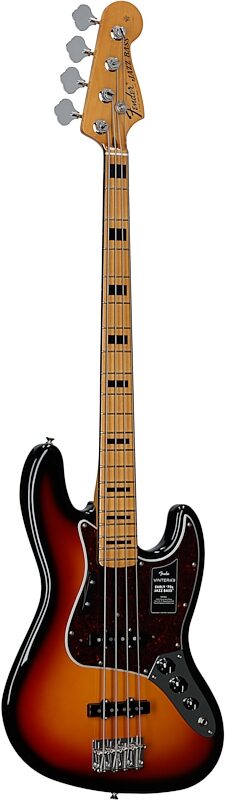 open zoom image for Fender Vintera III Early 70s Jazz Bass Guitar (with Gig Bag), 3-Color Sunburst, Maple Fretboard, Body Left Front