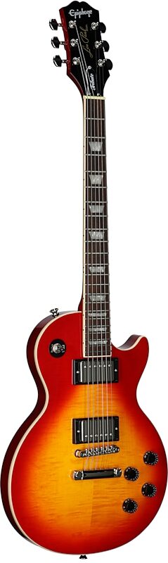 open zoom image for Epiphone Inspired by Gibson Les Paul Tribute Plus Electric Guitar, Heritage Cherry Sunburst, Open Box (Very Good), Body Left Front