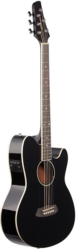 open zoom image for Ibanez TCY10E Talman Cutaway Acoustic-Electric Guitar, Black, Body Left Front