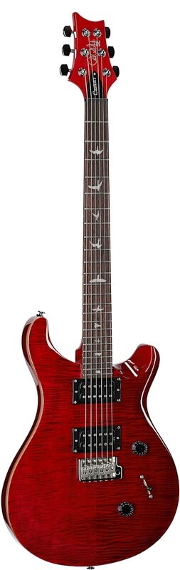 open zoom image for PRS Paul Reed Smith SE Custom 24 Limited Edition Electric Guitar (with Gig Bag), Ruby, Open Box (Very Good), Body Left Front