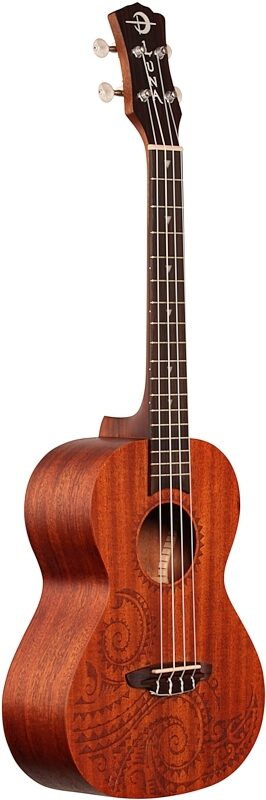 open zoom image for Luna Tattoo Tenor Mahogany Ukulele (with Gig Bag), New, Body Left Front