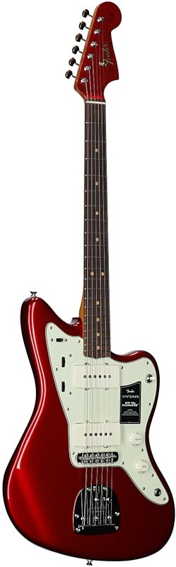 open zoom image for Fender Vintera III Mid 60s Jazzmaster Electric Guitar (with Gig Bag), Candy Apple Red, Rosewood Fretboard, Body Left Front