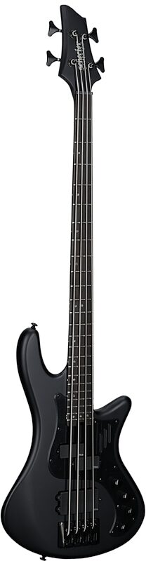 open zoom image for Schecter Stiletto Stealth-4 Pro EX Electric Bass, Satin Black, Body Left Front