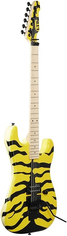 open zoom image for ESP LTD GL200 George Lynch Signature Series Electric Guitar, Yellow Tiger, Body Left Front